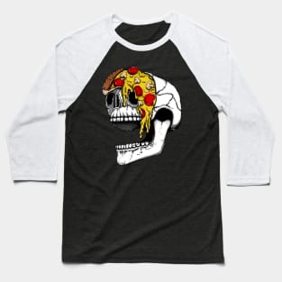 Pizza Face - Color Baseball T-Shirt